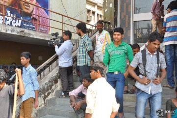Bandipotu Movie Hungama at Sandhya Theatre